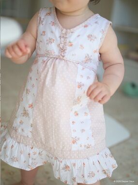 Laura Ashley | Floral Polka Dot Dress